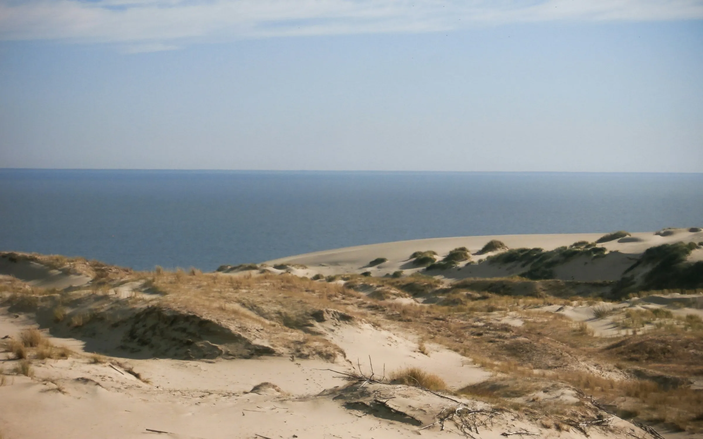 View from a dune to the sea near Nida